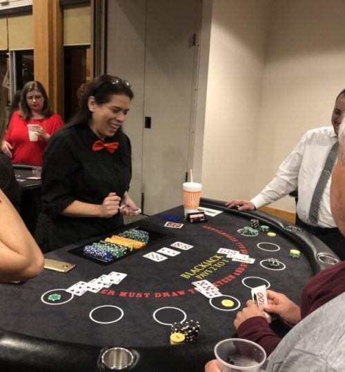 casino players winning at casino night